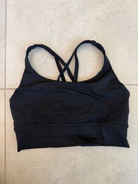lululemon athletica Black Strappy Sports Bralette